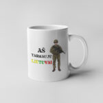 Standartinis puodelis „Aš tarnauju Lietuvai“