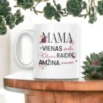 Standartinis puodelis „Mama, vienas žodis“