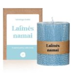 Linkėjimų Žvakė "Laimės Namai''