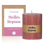 Linkėjimų Žvakė "Meilės Liepsna"