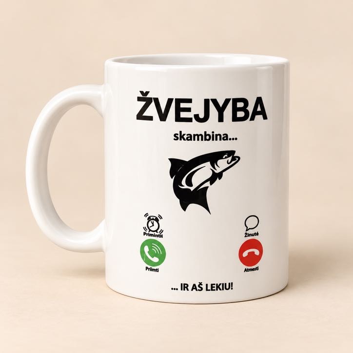 3D704566-5CA9-4BEB-90C8-AFA094F287DF Puodelis Žvejui - Image 1