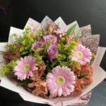 Puokštė su gerberomis