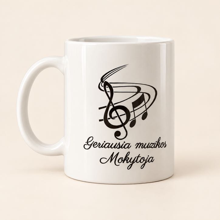 FFE8F49E-7D97-42E8-84C0-AEDC141851A1 Puodelis Muzikos Mokytojai - Image 1